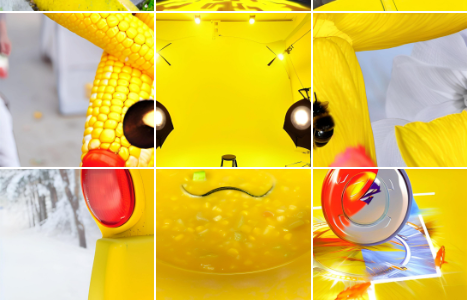 Jak stworzyć Pikachu z połączenia szkolnego autobusu, modelki w stroju kąpielowym i kukurydzy – cyfrowa sztuka Yung Jake’a