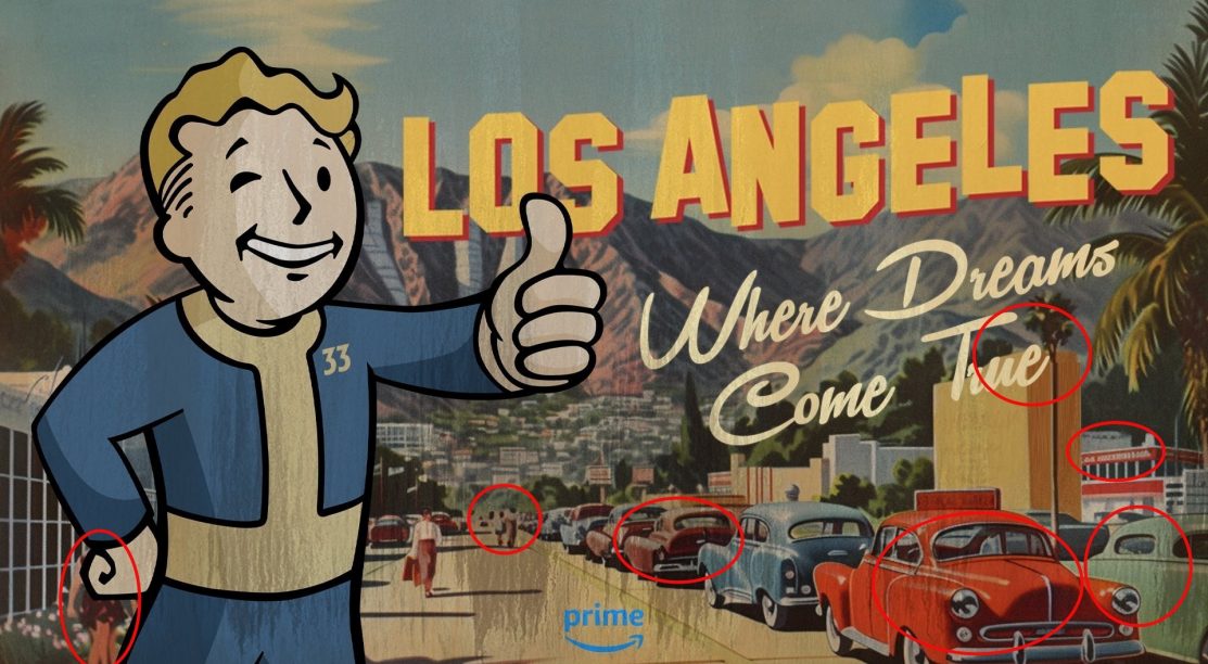 Co mówi o nas Inba z plakatem do serialu Fallout na platformę Amazona?